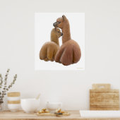 Alpaca Liebe Print Poster (Küche)