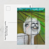 Alpaca - Little Dreamer Postkarte (Vorne/Hinten)