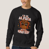 Alpaca Llama Animal Sweatshirt (Vorderseite)