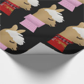 ALPACA LLAMA CHRISTMAS Wrapping Paper Geschenkpapier (Ecke)