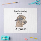 Alpaca Llama Cute Funny Birthday Seidenpapier (Basteln)