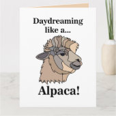 Alpaca Llama Funny Karte (Vorderseite)