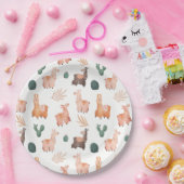 Alpaca/Llama Papierplatte Pappteller (Party)