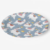 Alpaca/Llama Pappteller (Schrägansicht)