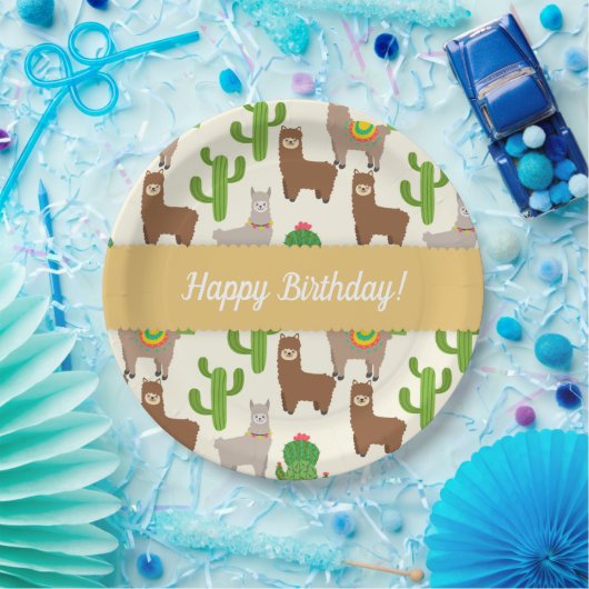 Alpaca/Llama Pappteller (Party)