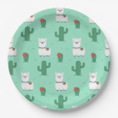 Alpaca/Llama Pappteller (Vorderseite)