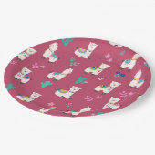 Alpaca/Llama Pappteller (Schrägansicht)