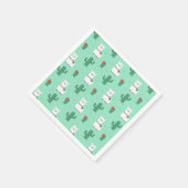 Alpaca/Llama Serviette (Ecke)