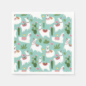 Alpaca/Llama Serviette (Vorderseite)