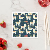 Alpaca/Llama Serviette (Beispiel)