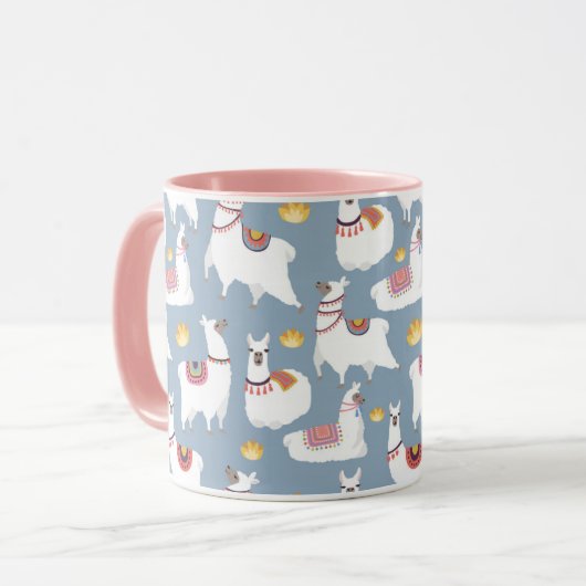 Alpaca/Llama Tasse (Vorderseite Links)