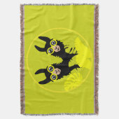 Alpaca llama Twins Decke (Vorderseite Vertikal)