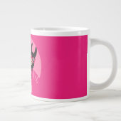 Alpaca llama Twins Jumbo-Tasse (Rechts)