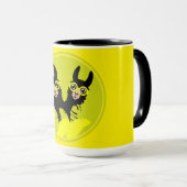 Alpaca llama Twins Tasse (VorderseiteRechts)