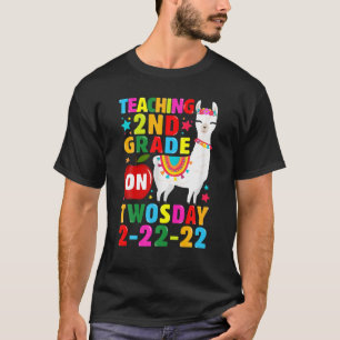 Alpaca Llama Unterricht 2. Klasse am 2./22/20. T-Shirt