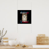 Alpaca Llama - Verstärkung der Anstrengungen Poster (Küche)