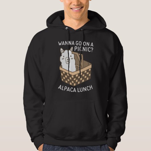 Alpaca Lunch Hoodie (Vorderseite)