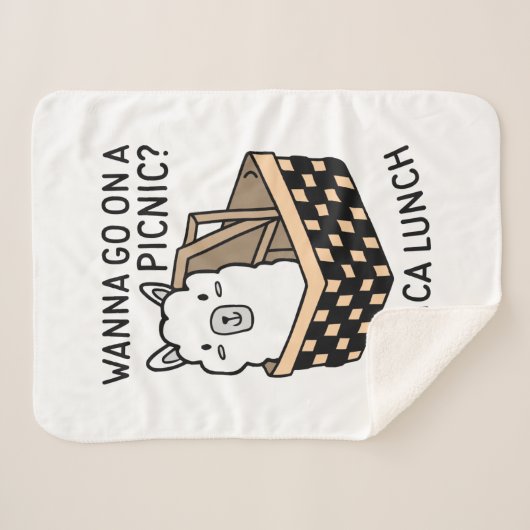 Alpaca Lunch Sherpadecke (Vorderseite (Horizontal))