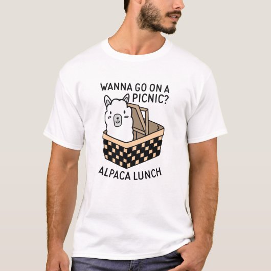Alpaca Lunch T-Shirt (Vorderseite)