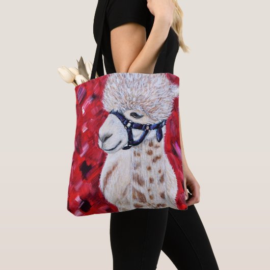 Alpaca-Malerei Tasche (Von Nahem)