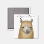 Alpaca Mama Magnet (Vorderseite/Rückseite)