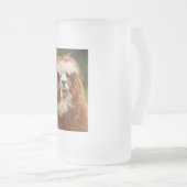 Alpaca Mattglas Bierglas (VorderseiteRechts)