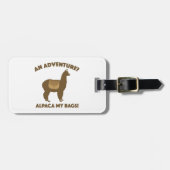 Alpaca My Bags Gepäckanhänger (Vorderseite horizontal)