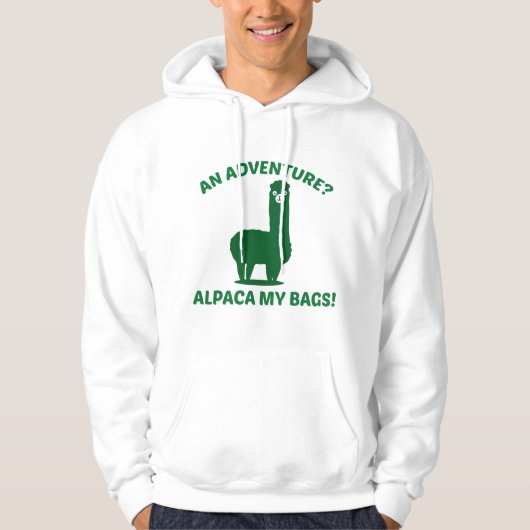 Alpaca My Bags Hoodie (Vorderseite)