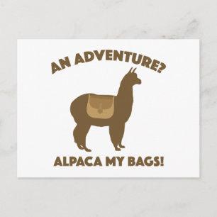 Alpaca My Bags Postkarte
