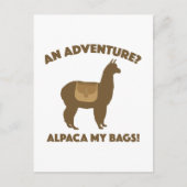 Alpaca My Bags Postkarte (Vorderseite)