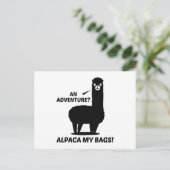 Alpaca My Bags Postkarte (Stehend Vorderseite)