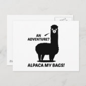 Alpaca My Bags Postkarte (Vorne/Hinten)