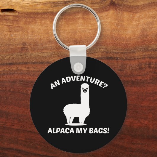 Alpaca My Bags Schlüsselanhänger (Vorderseite)