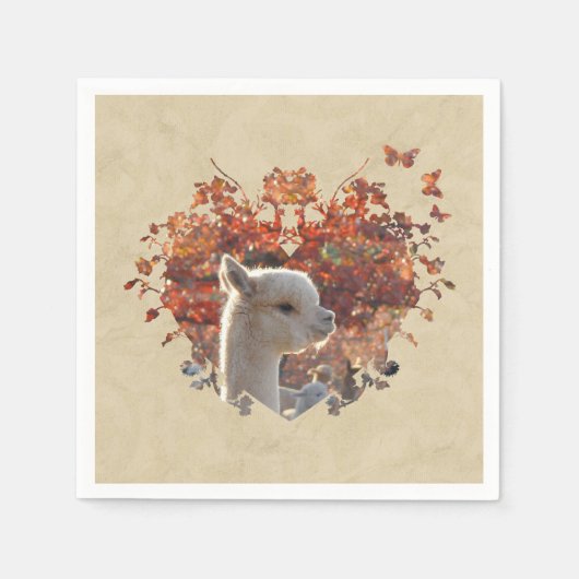 Alpaca Napkins Serviette (Vorderseite)