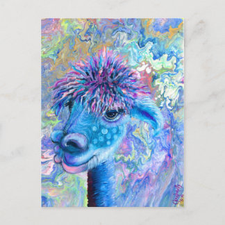 Alpaca - Nora postcard Postkarte