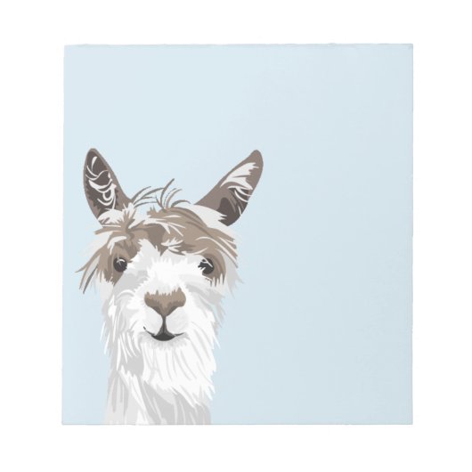 Alpaca Notizblock (Vorderseite)