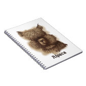 Alpaca Notizblock (Rechte Seite)