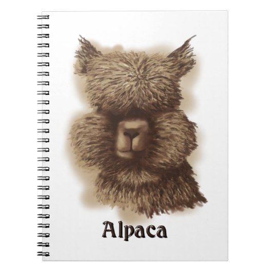 Alpaca Notizblock (Vorderseite)