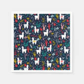 Alpaca Paper Napkin Serviette (Vorderseite)