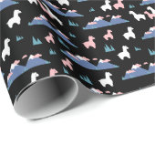 Alpaca Paradies Geschenkpapier (Rolleneckpunkt)