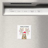 Alpaca Party Animal Magnet (In Situ (Geschirrspüler))