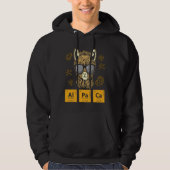 Alpaca Periodic Table Element Chemie Hoodie (Vorderseite)