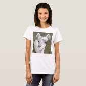 Alpaca Portrait 2 T-Shirt (Vorne ganz)