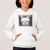 Alpaca Portrait Hoodie (Vorderseite)
