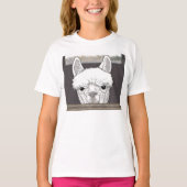 Alpaca Portrait T-Shirt (Vorderseite)