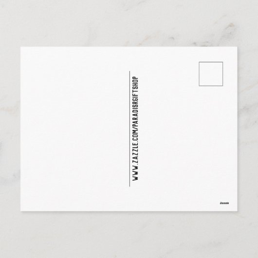 ALPACA POSTCARD FEIERTAGSPOSTKARTE (Rückseite)