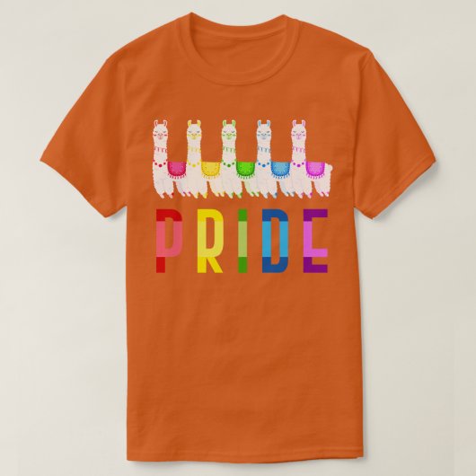 Alpaca Rainbow Llama T-Shirt (Design vorne)