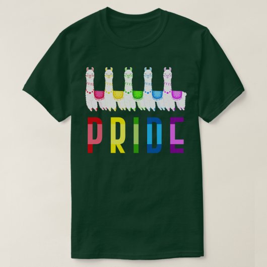 Alpaca Rainbow Llama T-Shirt (Design vorne)