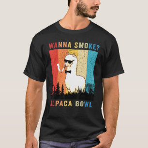 Alpaca Schüssel für Alpaca Schüsseln zum rauchen T-Shirt