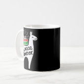 Alpaca Scute Ss Cute Ssbox Christmas Child Giving Kaffeetasse (Vorderseite Links)